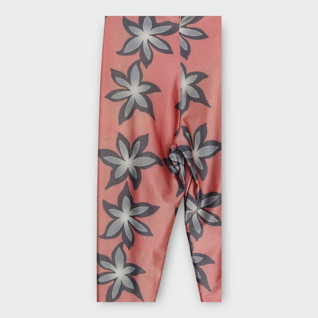 AS IS Orange Flower Print Leggings