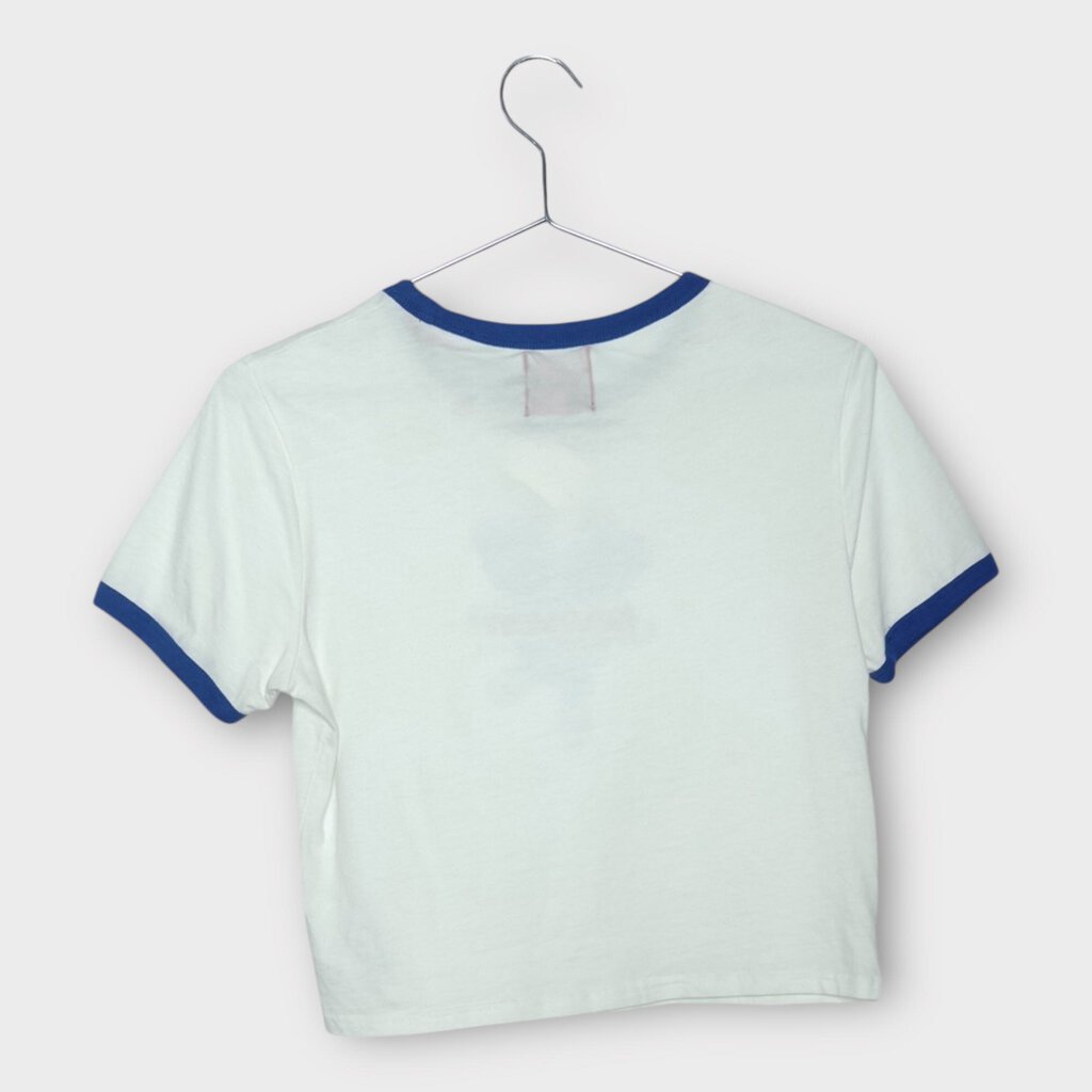 Blue & White Gummy Bear Ringer Tee