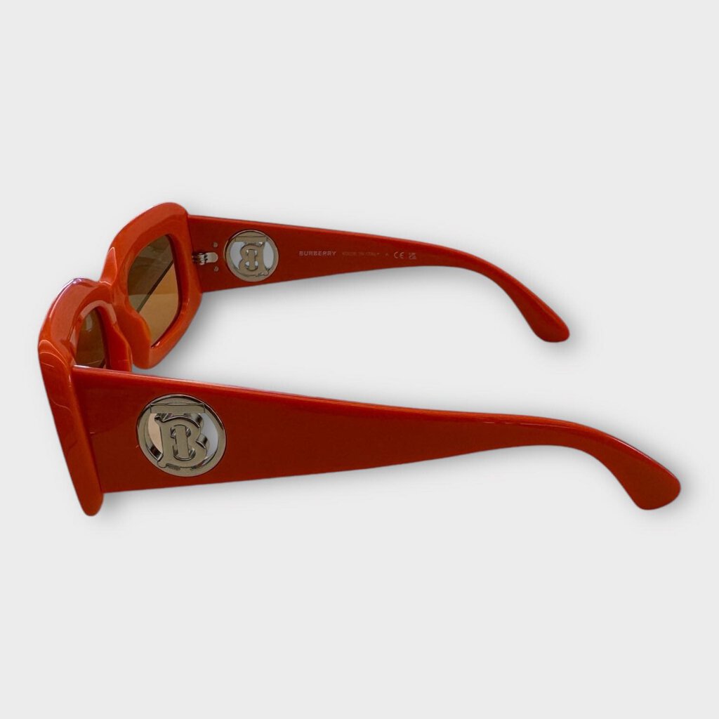 Orange & Silver Chunky Sunglasses & Case