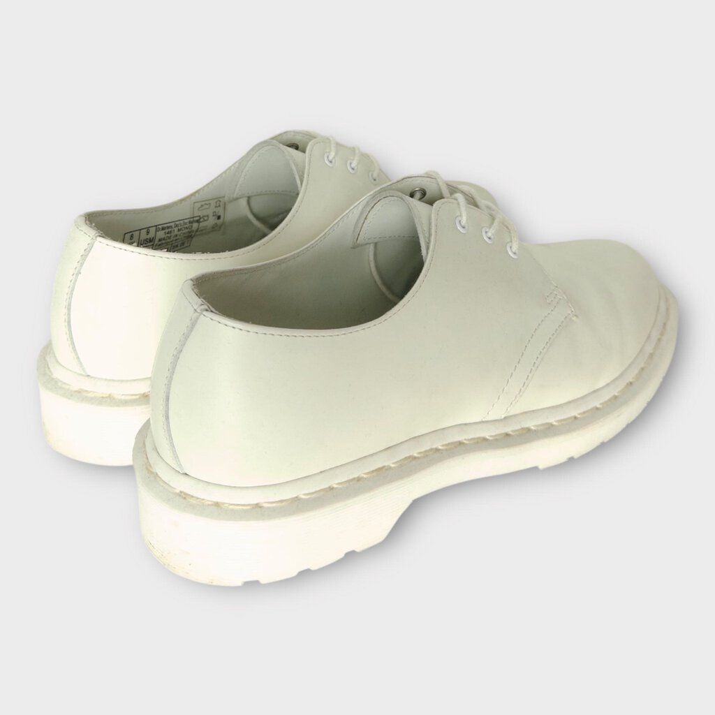 White All-Over 3 Eyelet Shoes