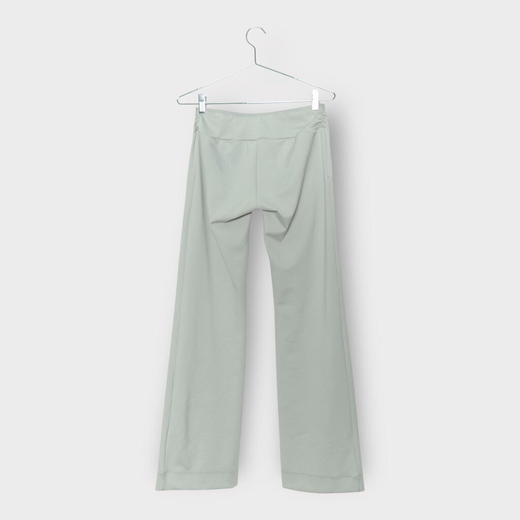 Soft Grey Brushed Ponte Cross Waist Trouser (Aus)