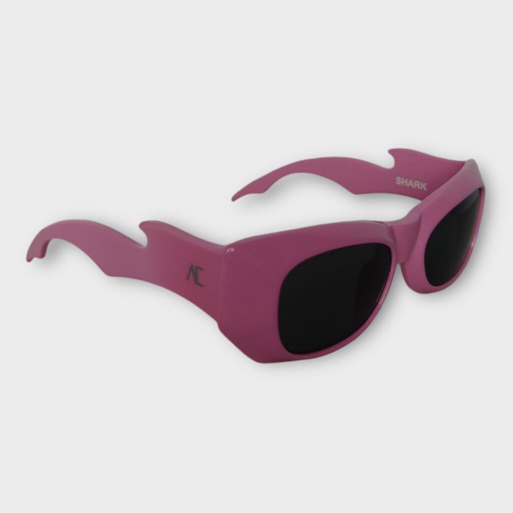 Pink Shark Sunglasses with Case