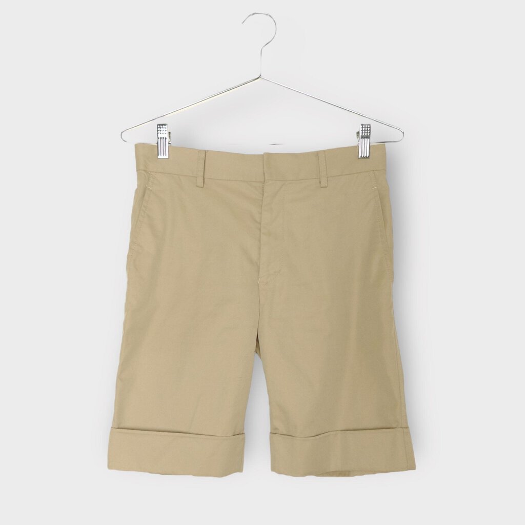 AD2008 Beige Cuffed Shorts