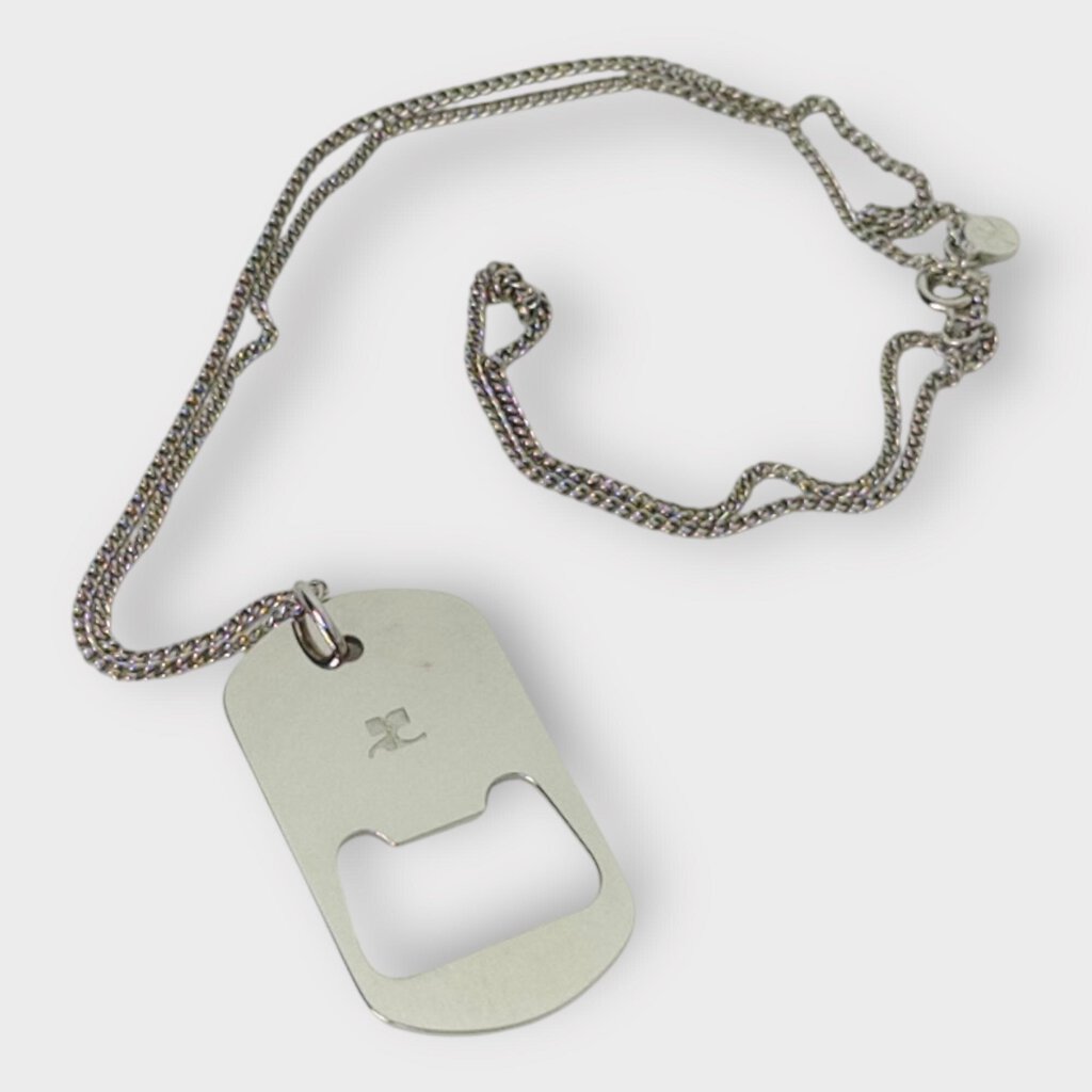 Silver Bottle Opener Necklace