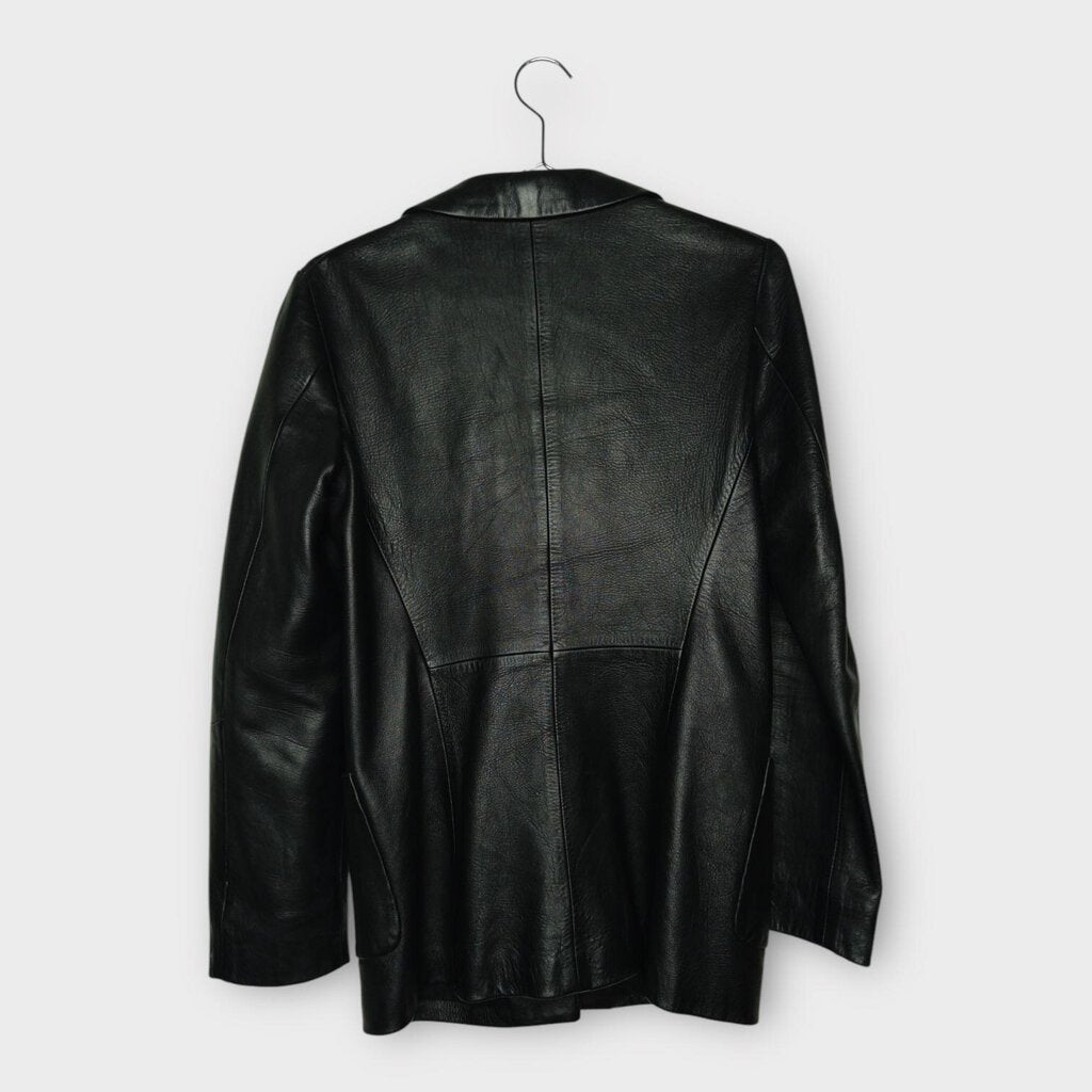 Jil Sander Black Leather Jacket
