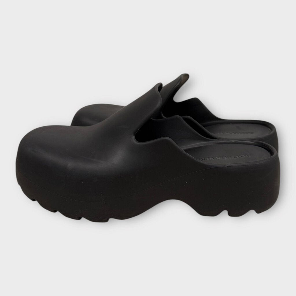 Black Rubber Flash Clog