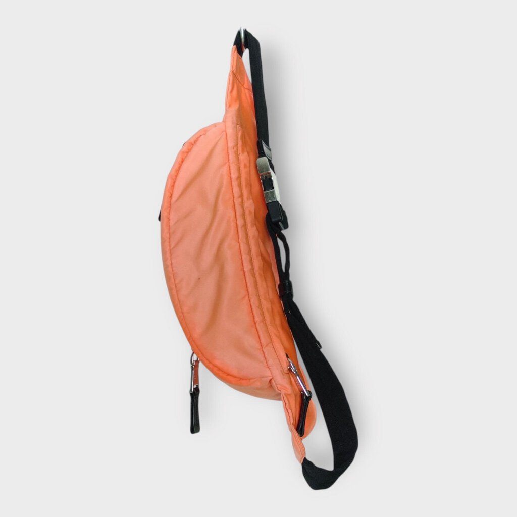 Orange Nylon Belt Bag