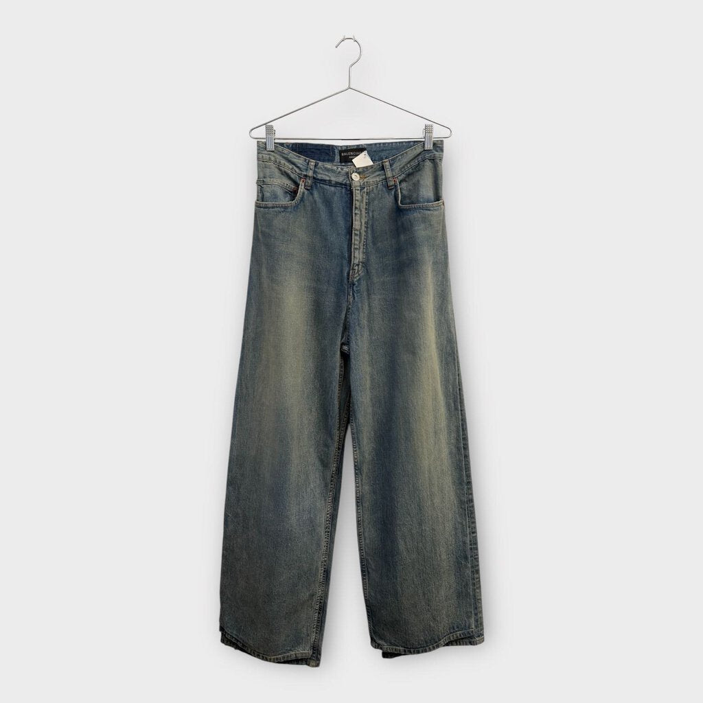 '23 Blue Double Wide Leg Jean