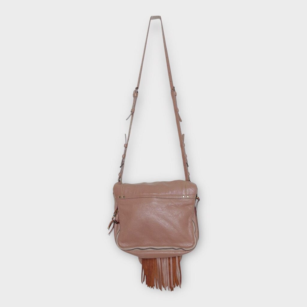 Pink Leather Igor Crossbody Bag