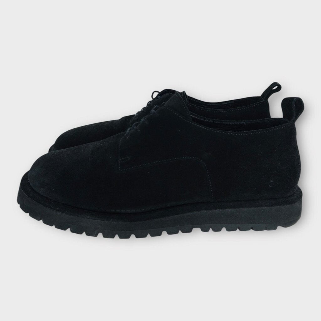 Black Suede Lace Up Derby