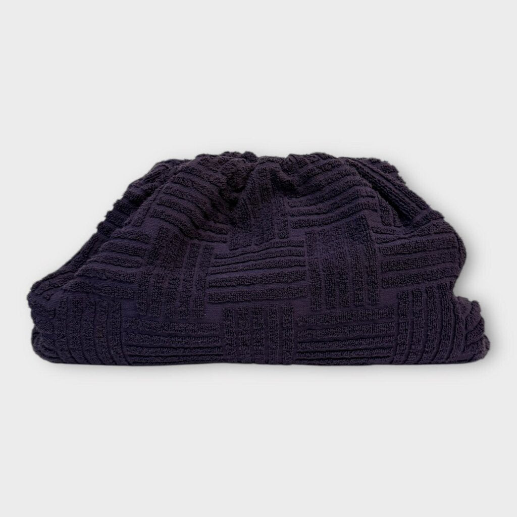 Purple Terrycloth Clutch