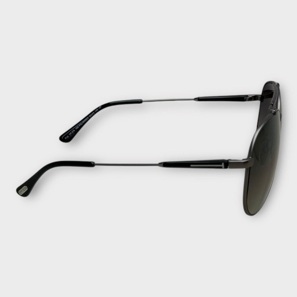 Tom Ford Black Rick Aviator Sunglasses & Case