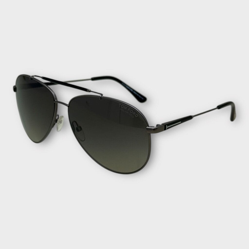 Tom Ford Black Rick Aviator Sunglasses & Case