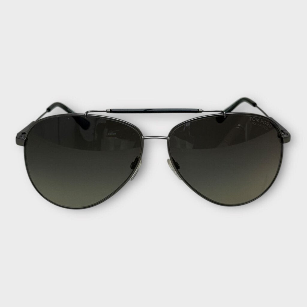 Tom Ford Black Rick Aviator Sunglasses & Case