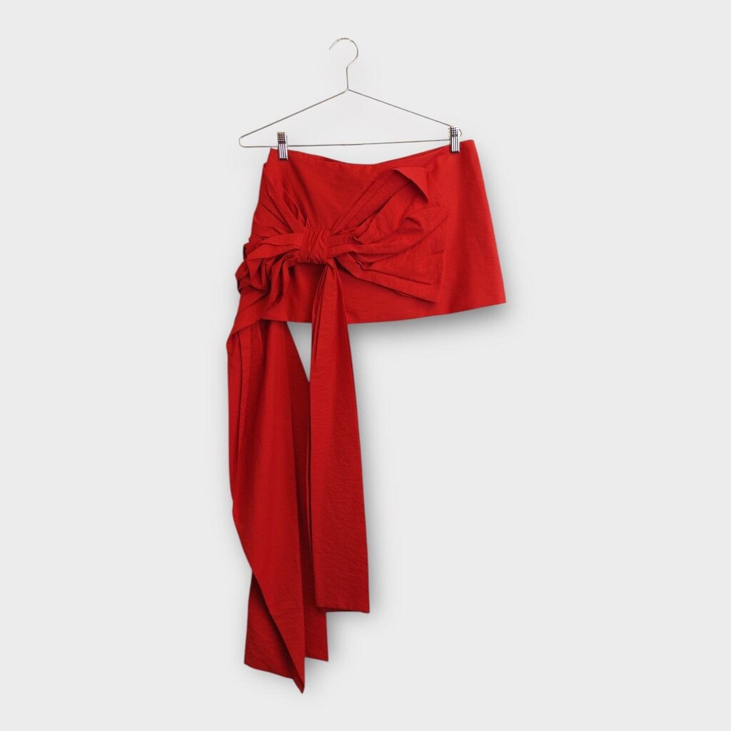 NWT Red Bow Tie Mini Skirt