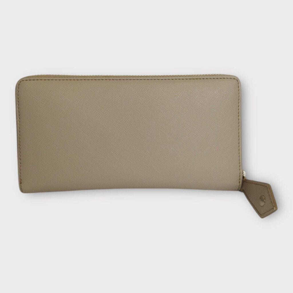 Grey Logo Long Wallet