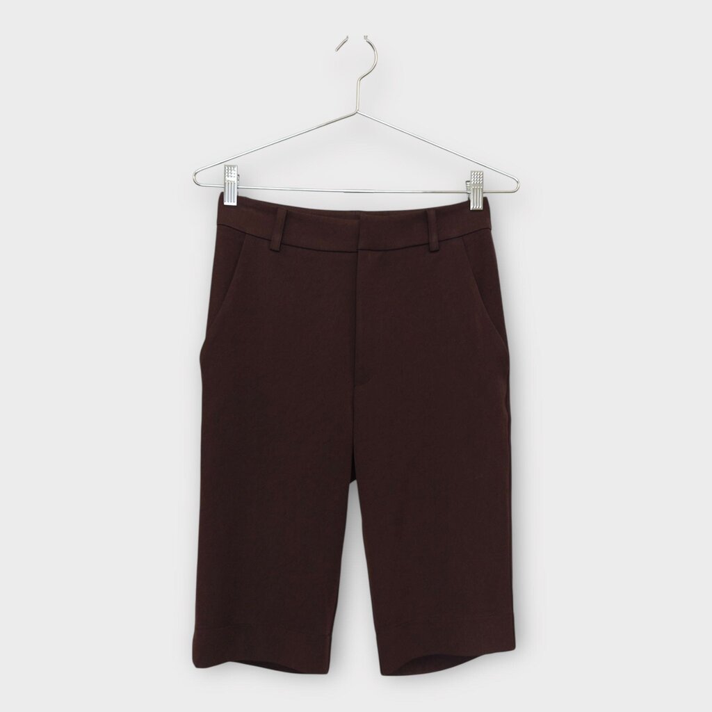 Brown Suiting Capris