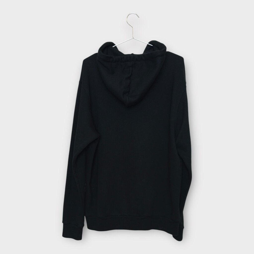 Black Sprayed Logo Hoodie