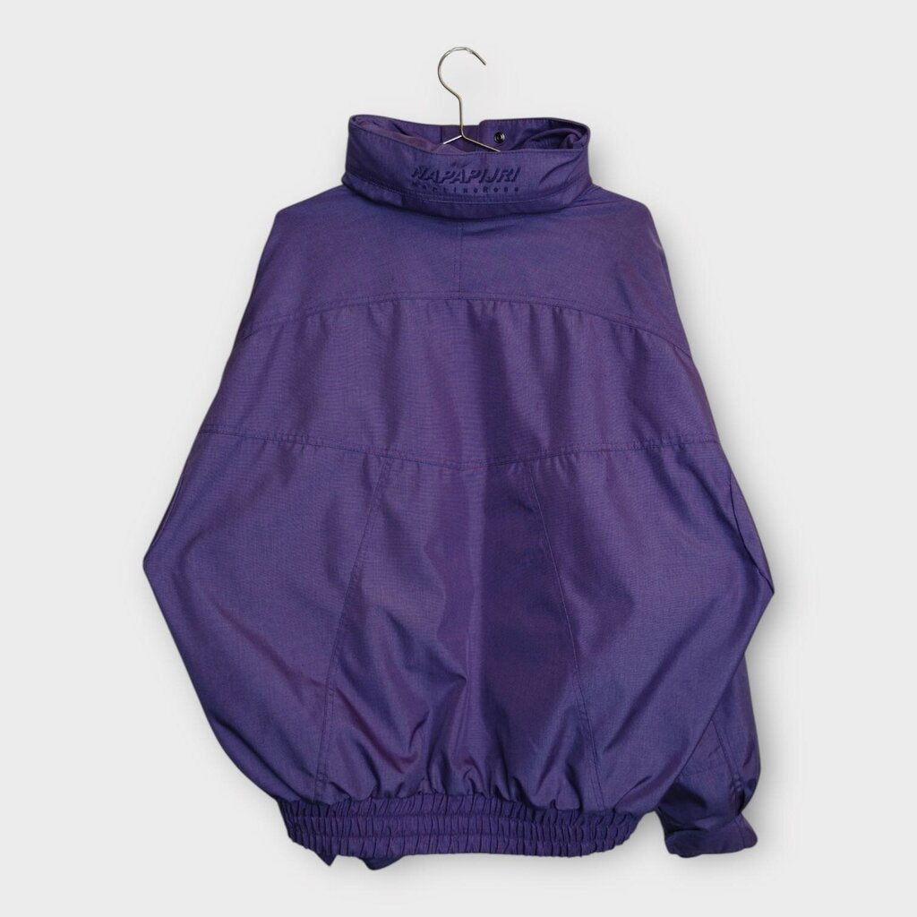 Purple Nylon Windbreaker