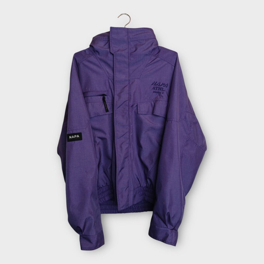 Purple Nylon Windbreaker
