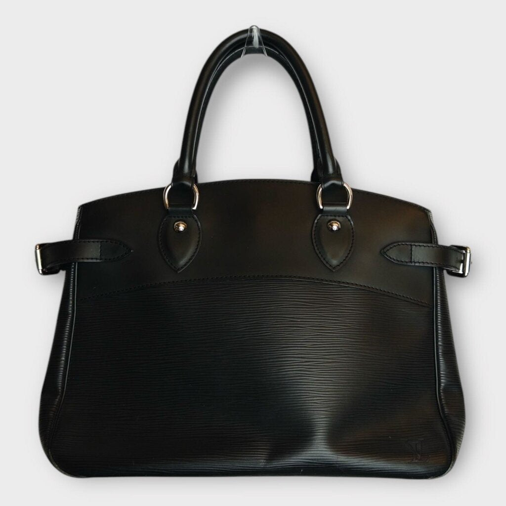 Black Epi Leather Passy Tote