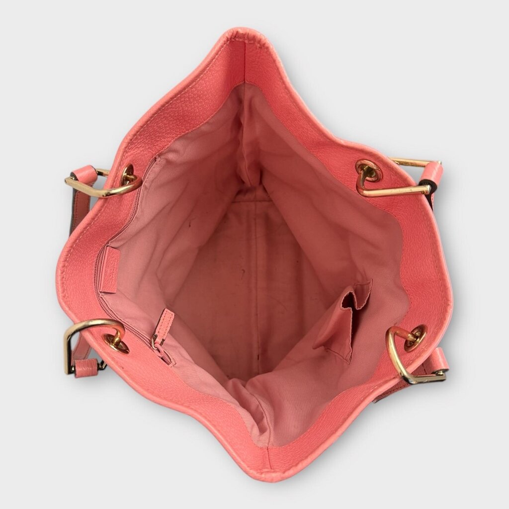 Beige & Pink Eclipse Tote Bag