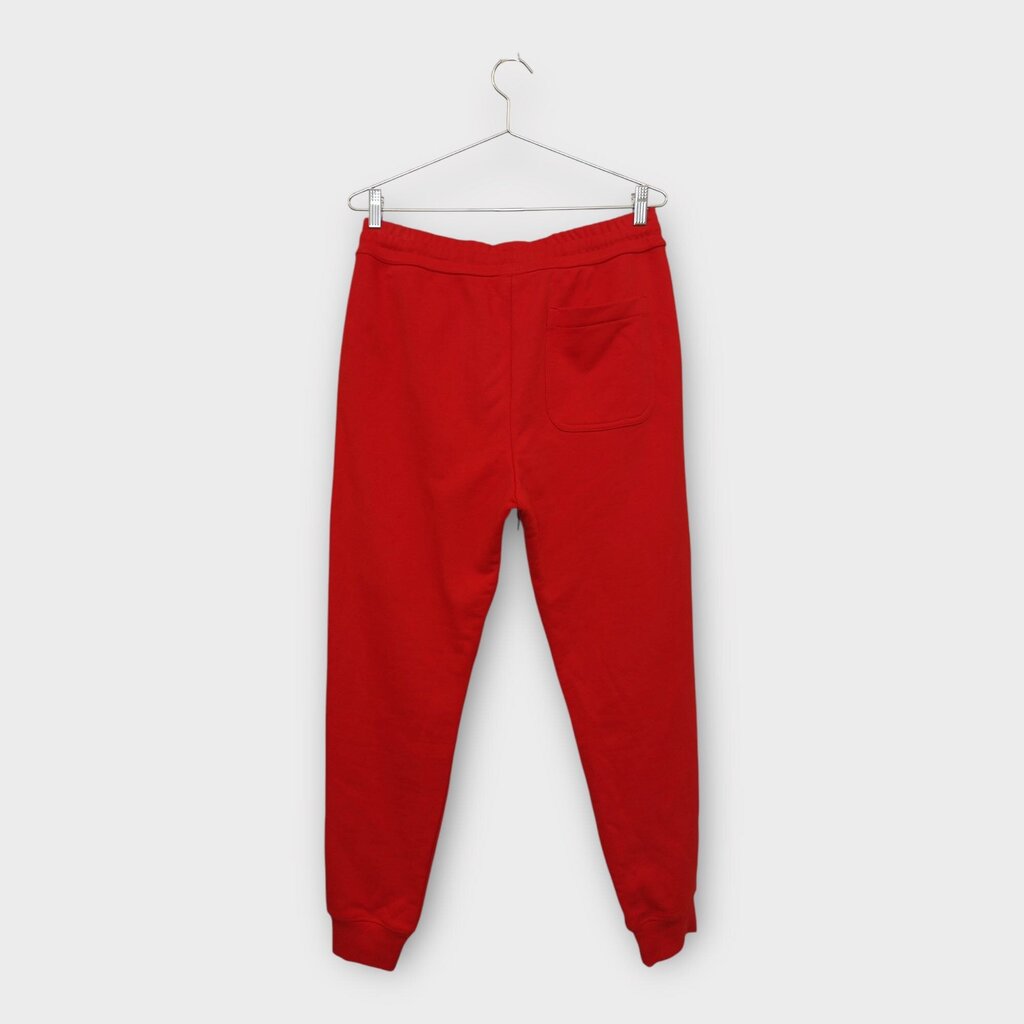 Red Cotton Track Pants