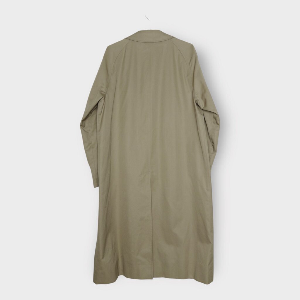 Beige Cotton Blend & Removable Wool Lining Trench Coat
