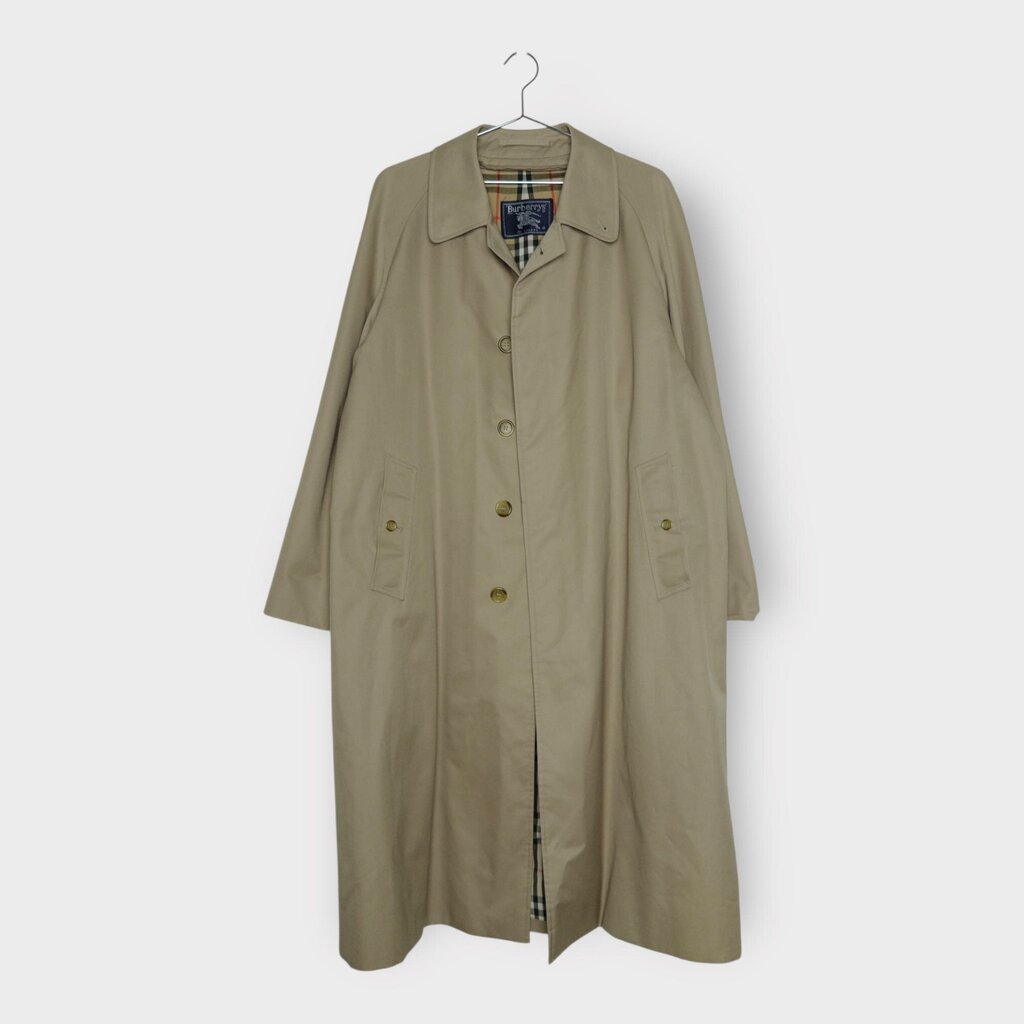 Beige Cotton Blend & Removable Wool Lining Trench Coat