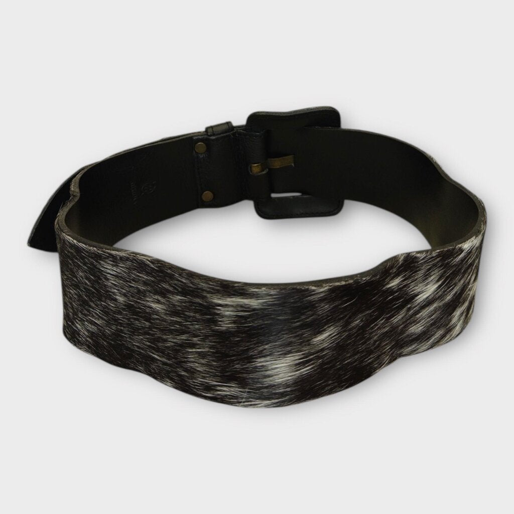 SUKUMA Brown Cow Hide Leather Belt