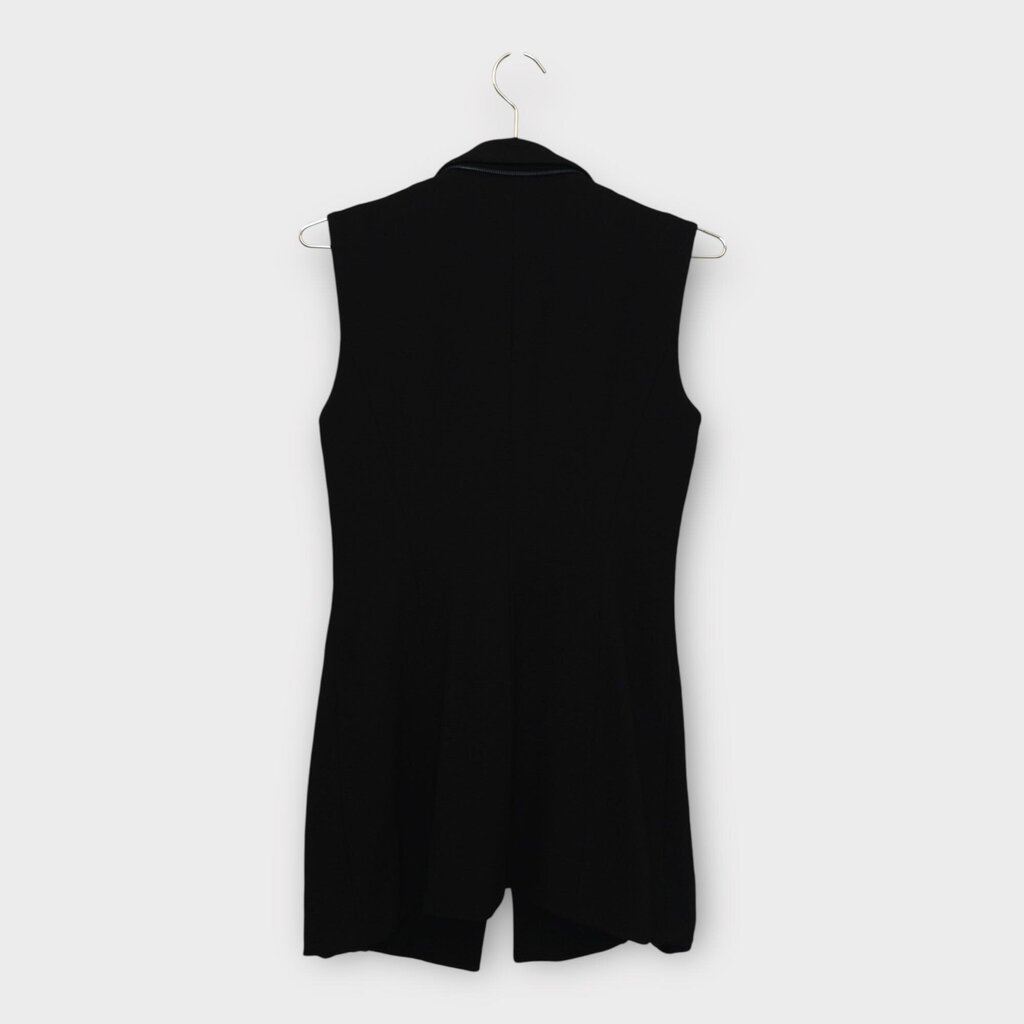 Black & White Stipe Convertible Blazer & Vest