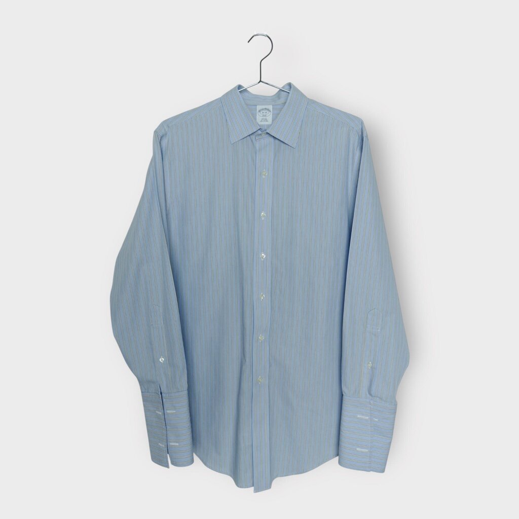 Blue & Yellow Stripe Cotton Shirt