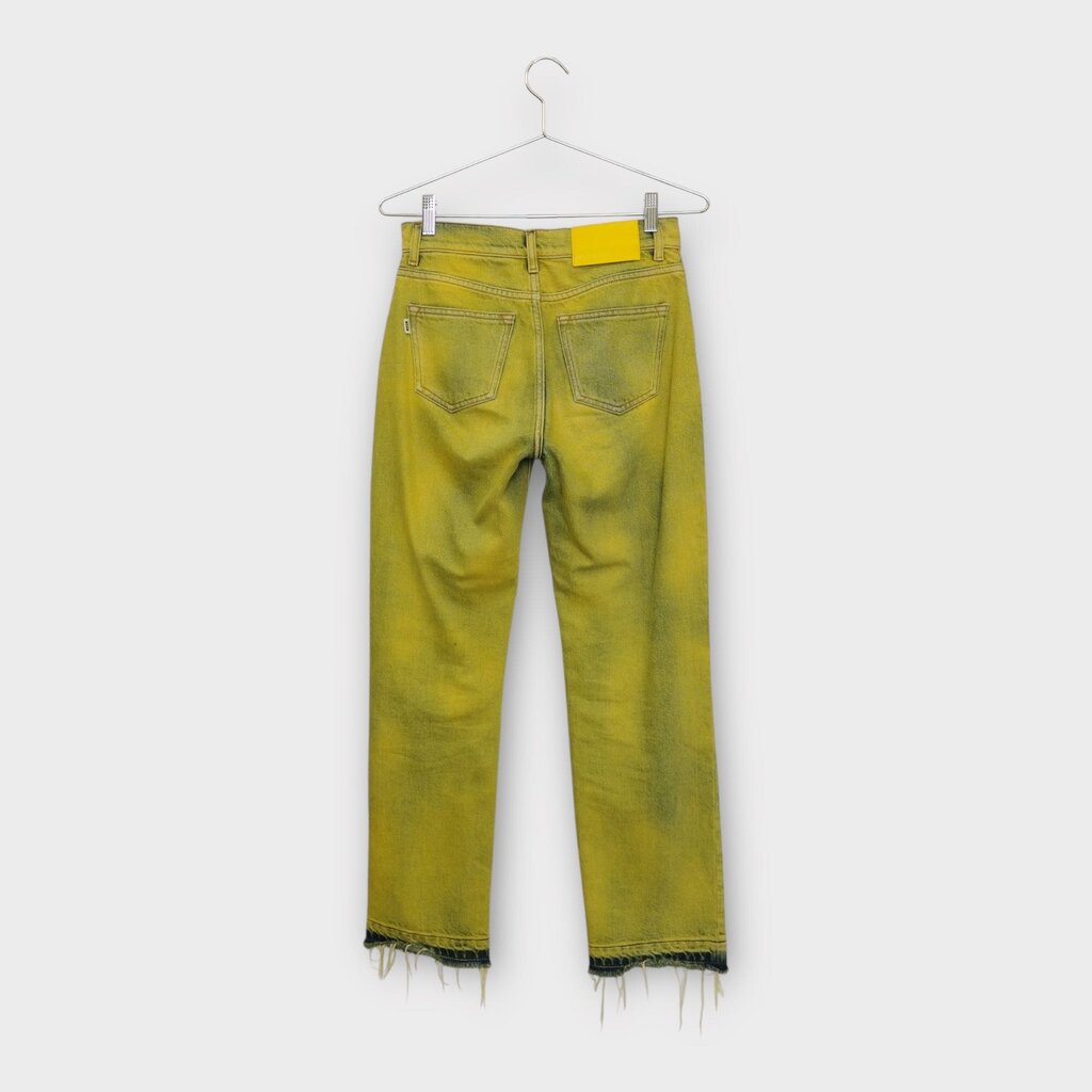 Yellow & Green Denim Jeans