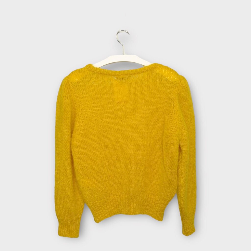 Yellow Mohair Blend Sweater