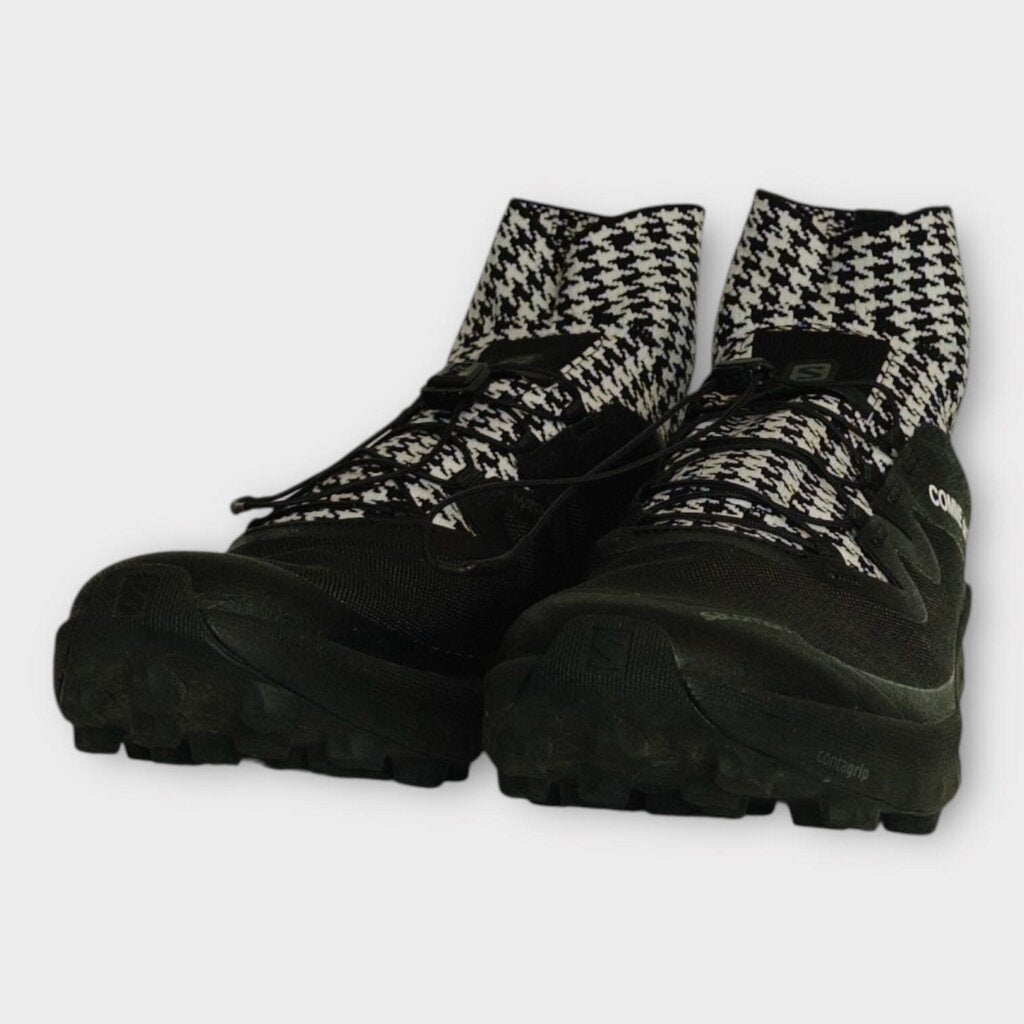 Black & White Houndstooth Booty Sneaker