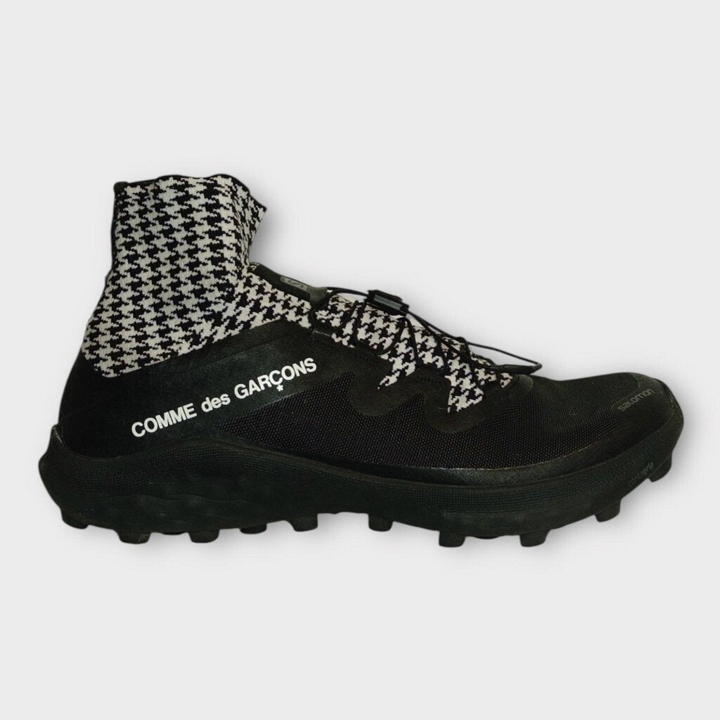 Black & White Houndstooth Booty Sneaker