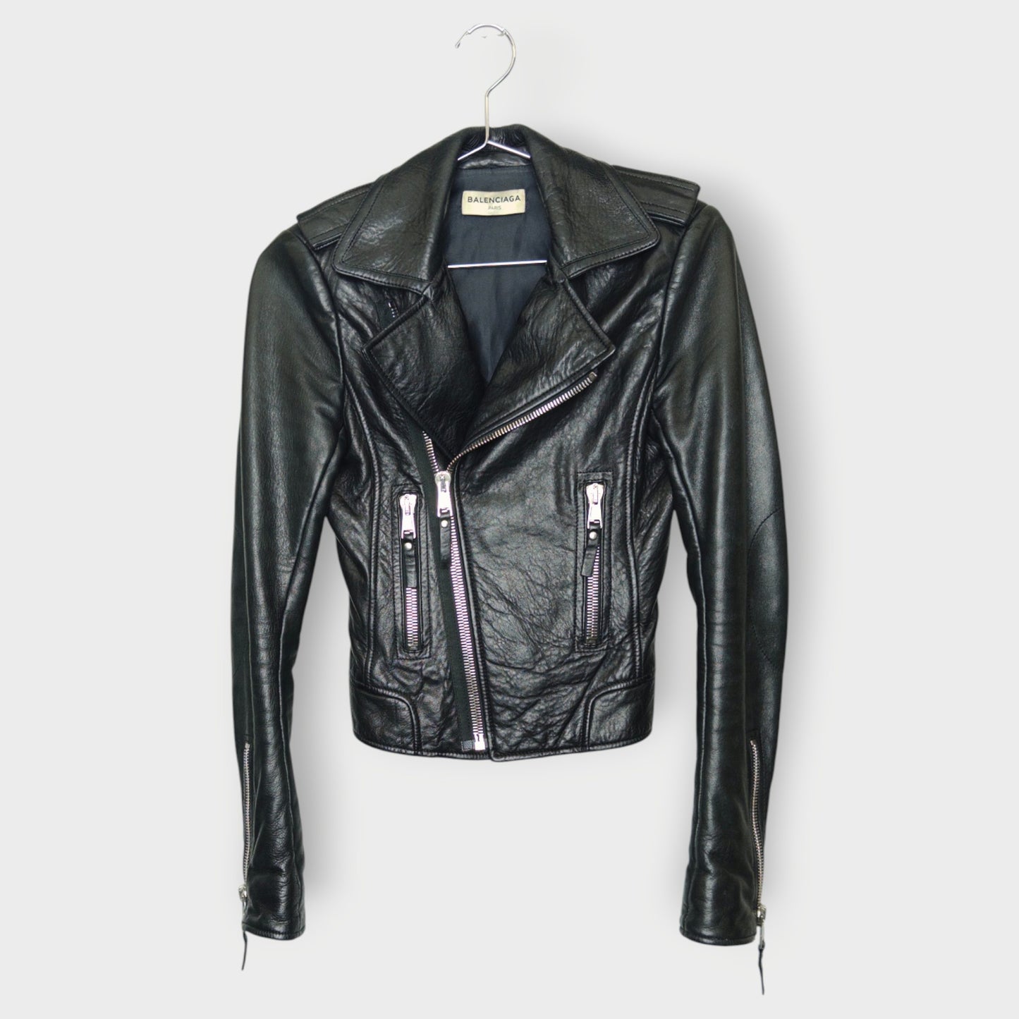 Leather Biker Moto Jacket