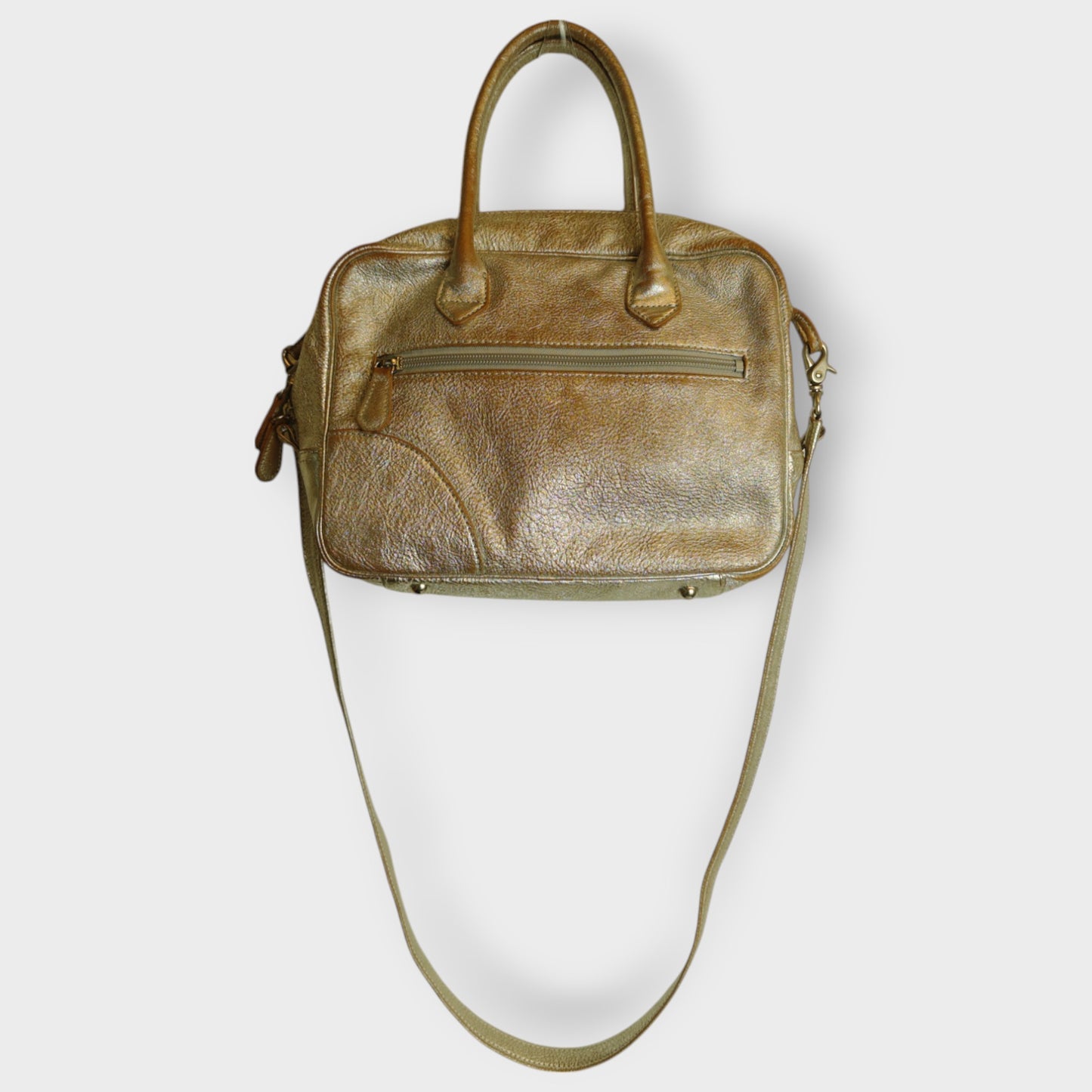 Faded Leather Crossbody