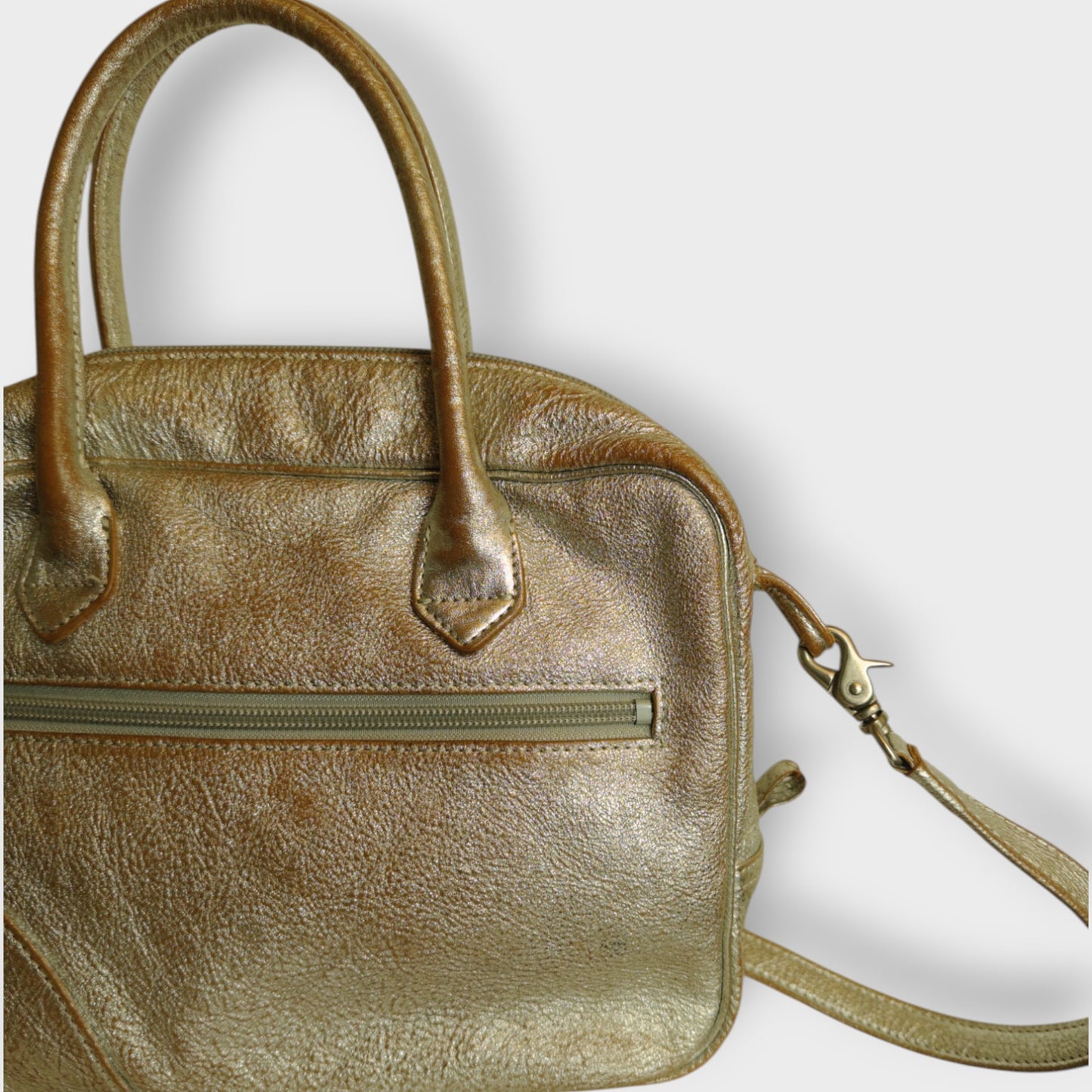 Faded Leather Crossbody
