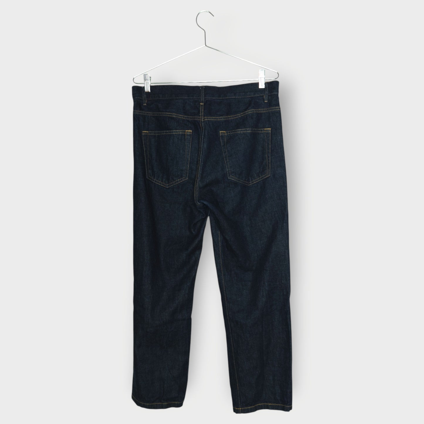 Dark Denim Turn Up Jeans