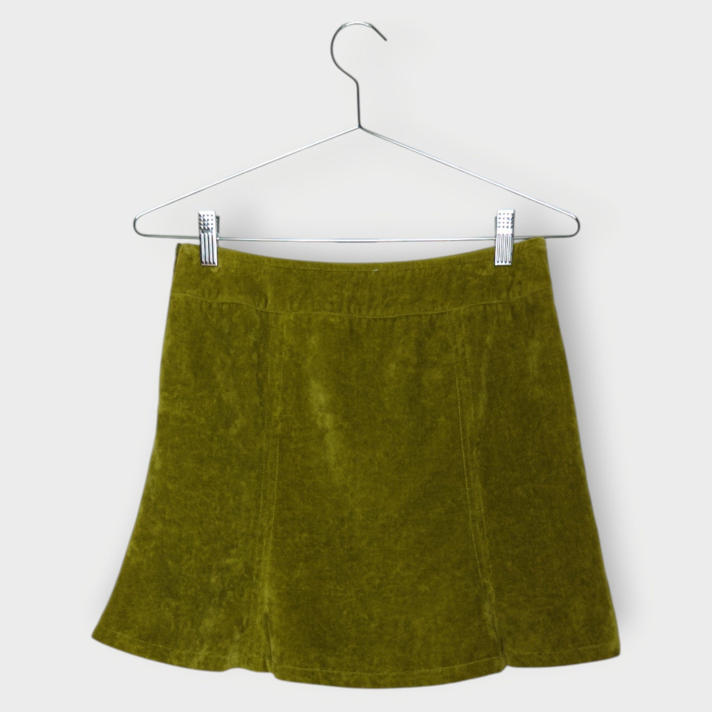 Velvet Mini Skirt