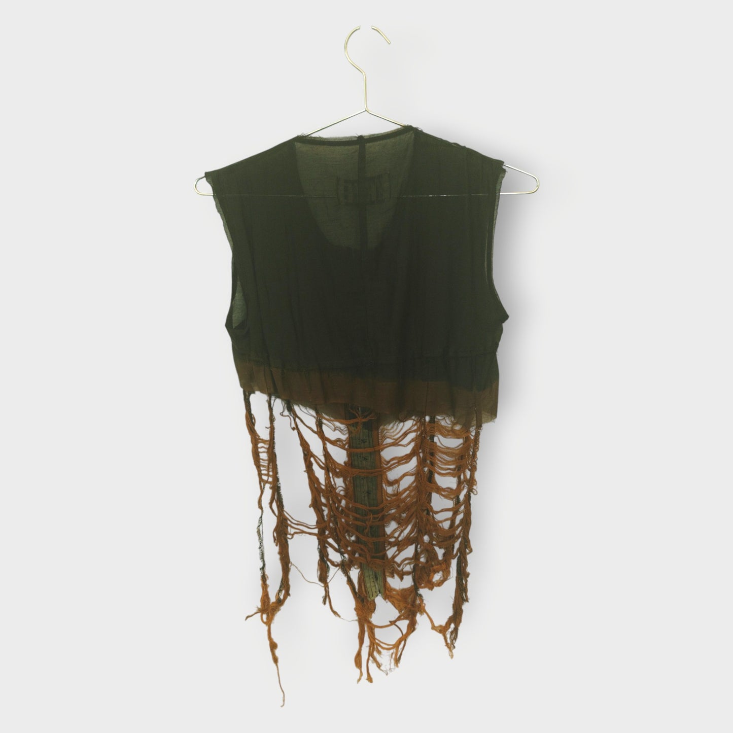 Distressed Silk Top