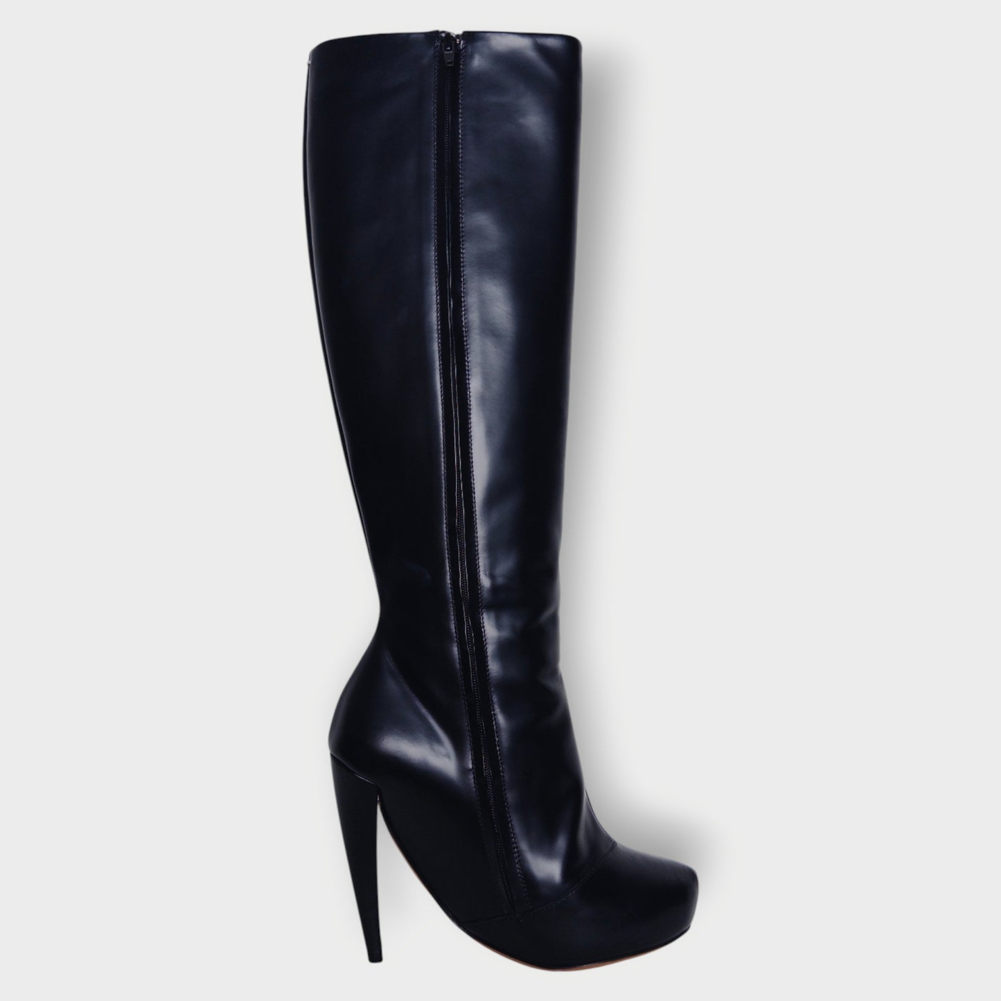 Leather Knee High Boots