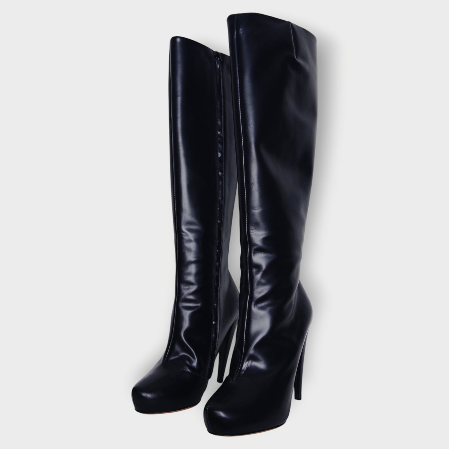 Leather Knee High Boots