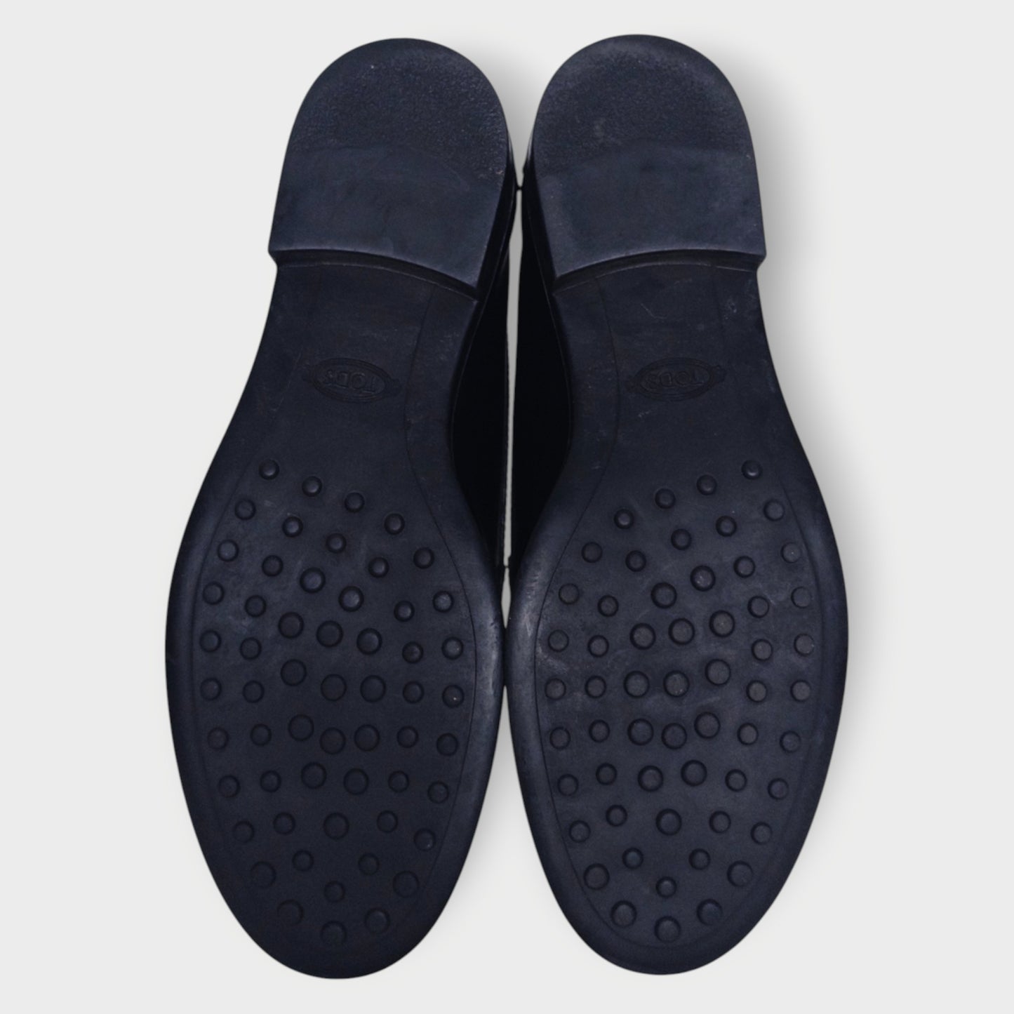 Leather & Silver Hardware Loafers