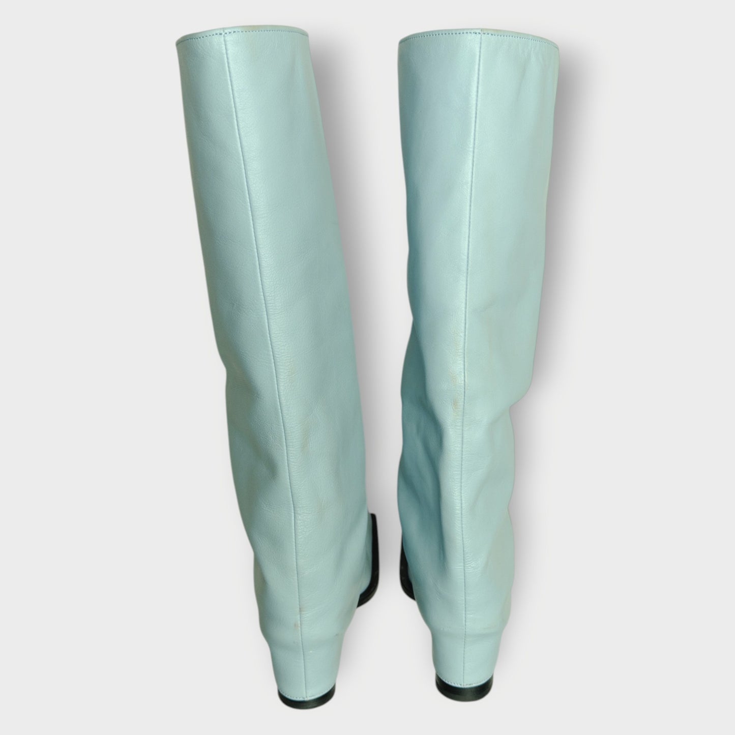 Fold Over Knee High Boots