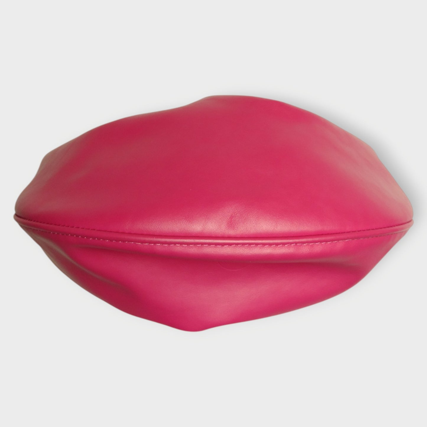 Leather Half Moon Shoulder Bag