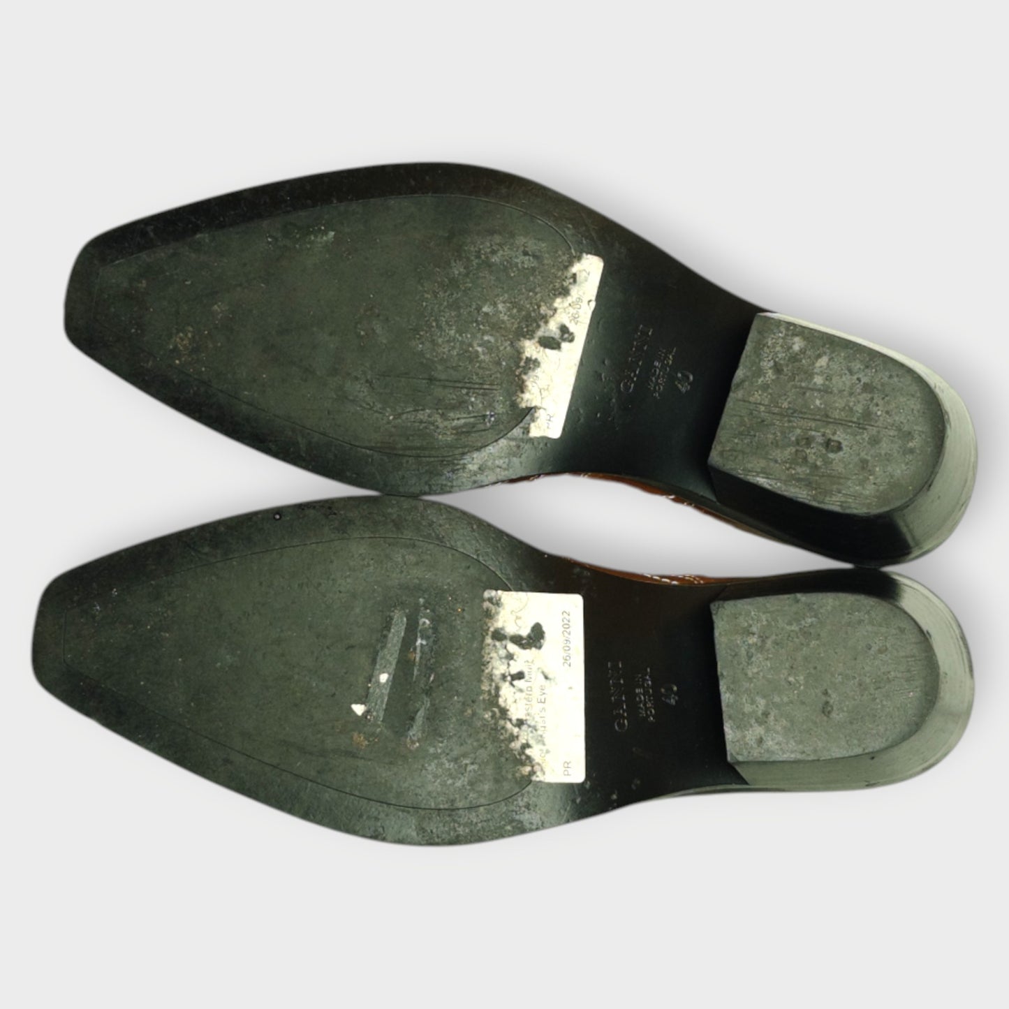 Leather Western Mules