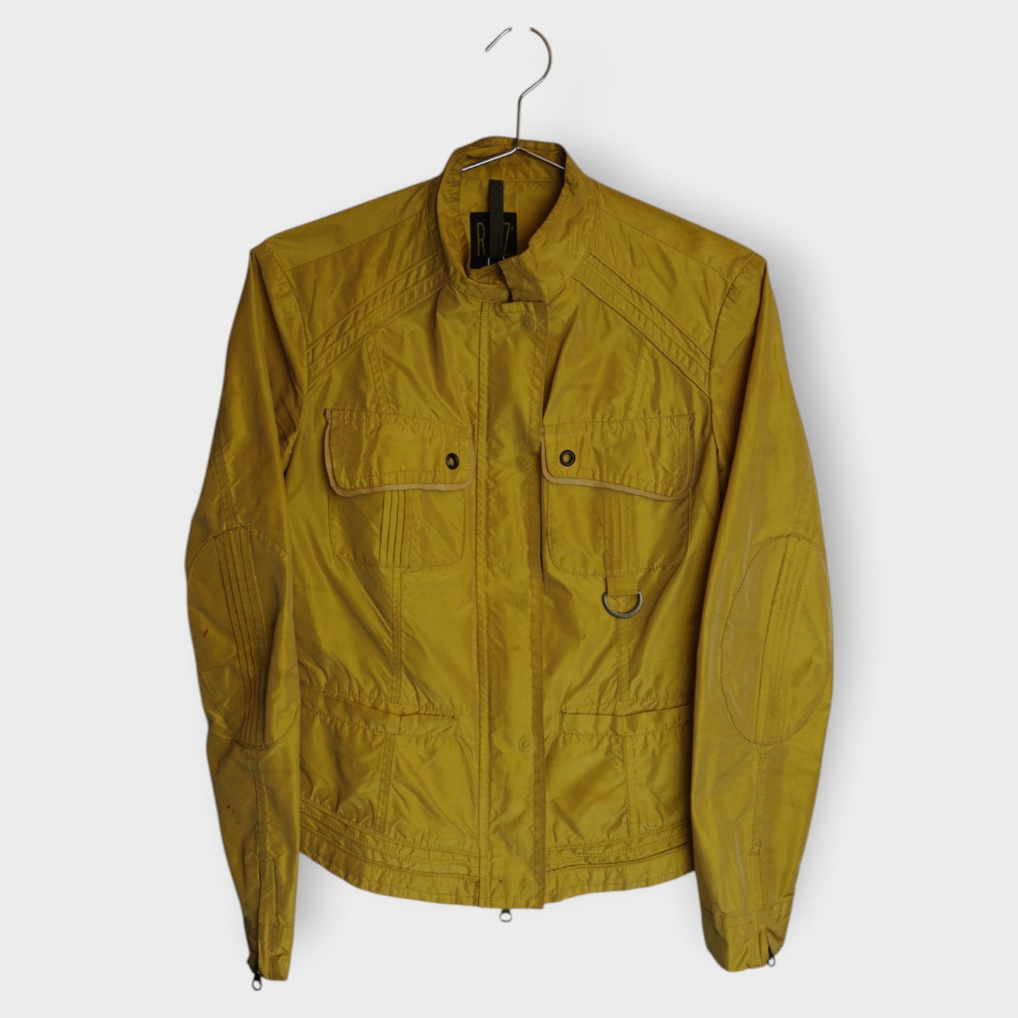 Taffeta Look Pocket Detail Jacket