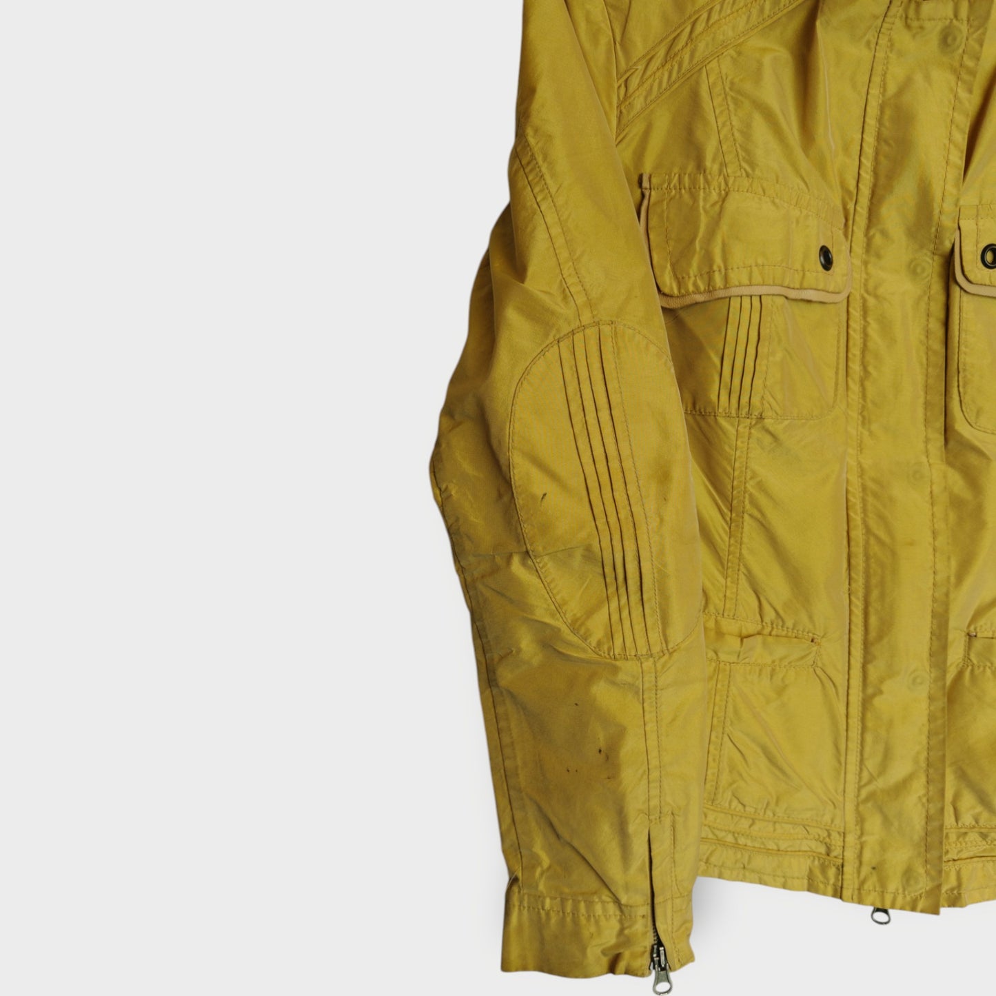 Taffeta Look Pocket Detail Jacket